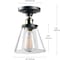 Globe Globe Electric Jackson 9.36 in. H X 6.5 in. W X 6.5 in. L Antique Brass Bronze Ceiling Fixture 65380 - alternate 2